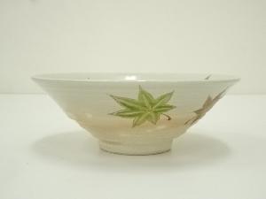 三浦竹軒造 色絵楓図平茶碗（共箱） | 宗 sou::お茶道具・着物のお店
